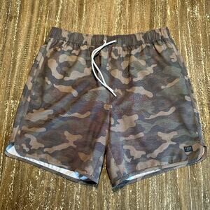 Free Fly Camo Drawstring Shorts Outdoor Men’s Size L